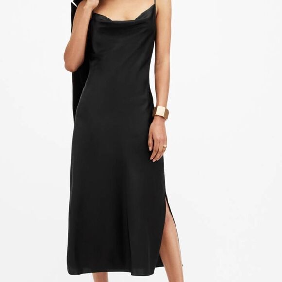 ALLSAINTS Hera Myla Slip Dress Medium $199 NTW - Picture 4 of 9